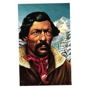 Jim Beckwourth Portrait Postcard USA 19 Cent Stamp 1993 USPS Explorer Pioneer